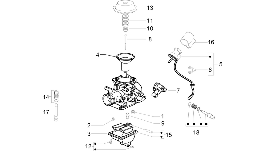 Carburetor's components