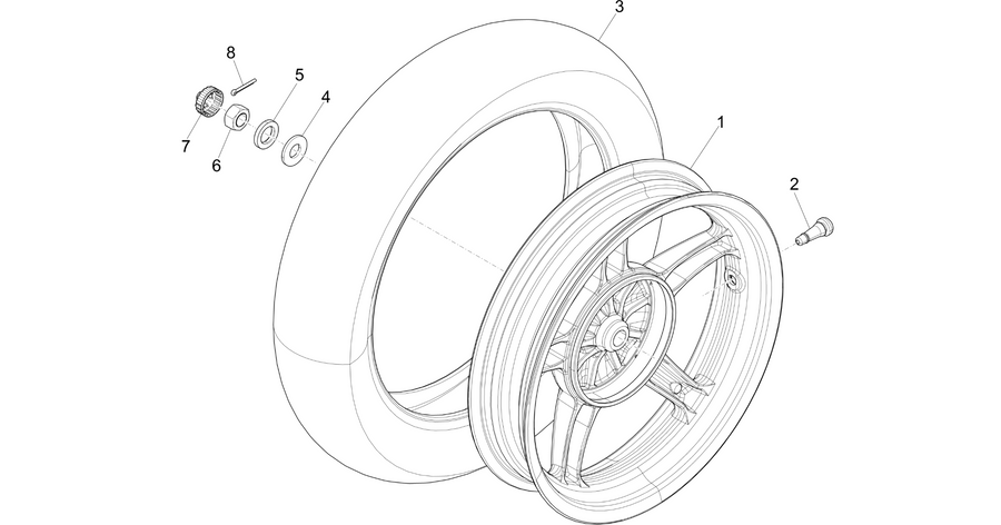 Rear wheel