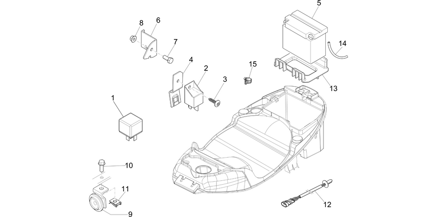 Remote control switches - Battery - Horn