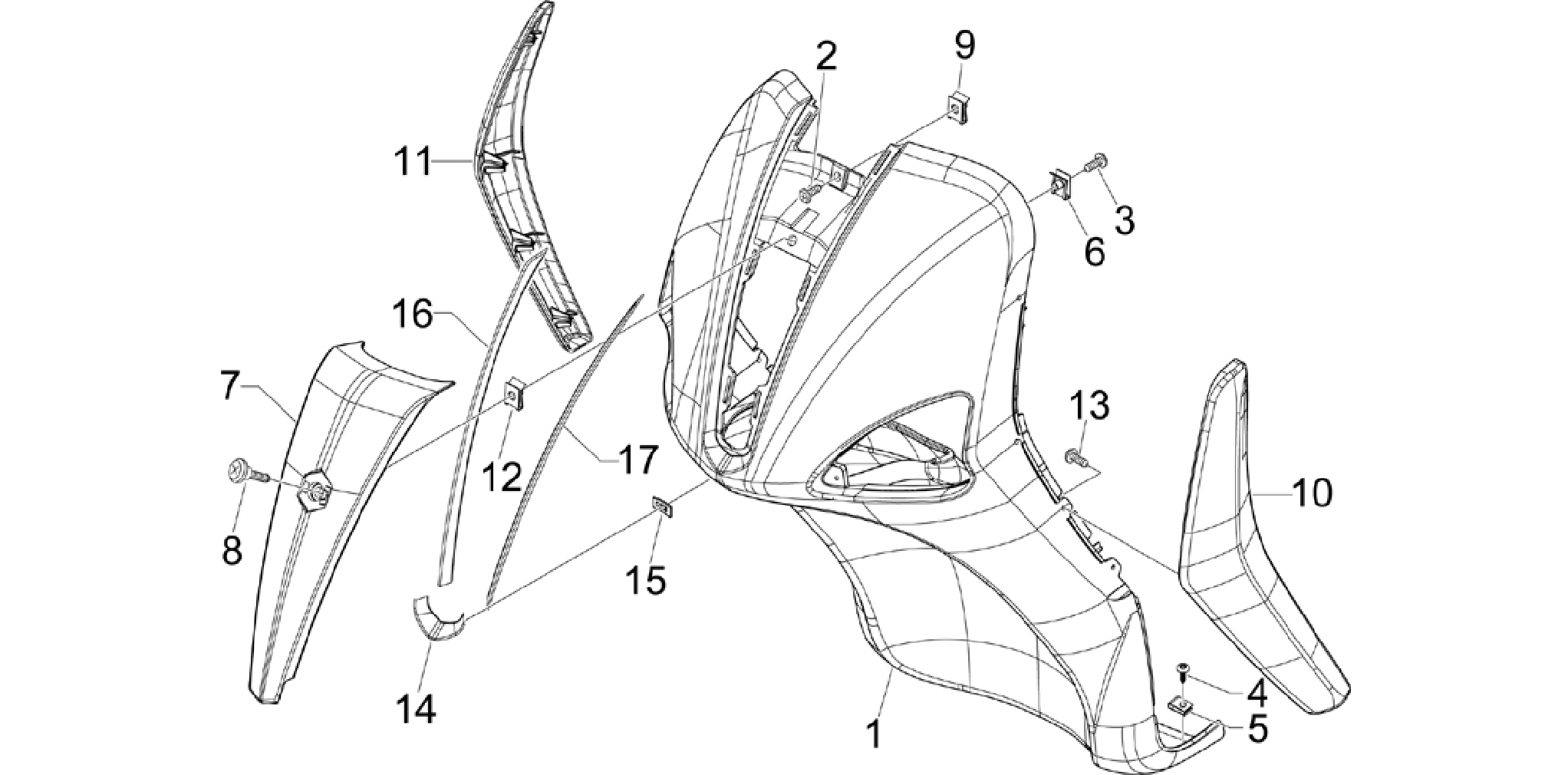 Front shield