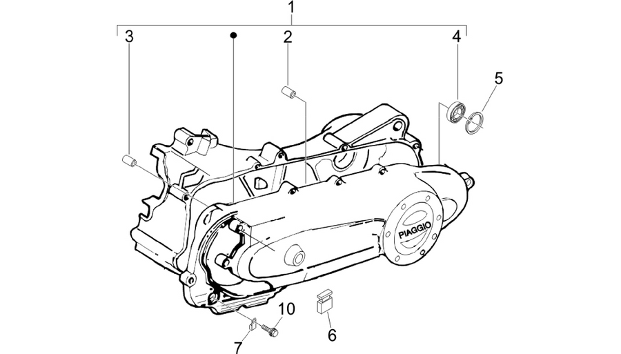 Crankcase cover - Crankcase cooling