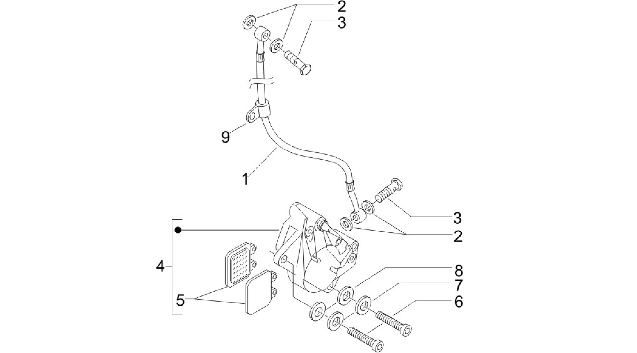 Brakes pipes - Calipers