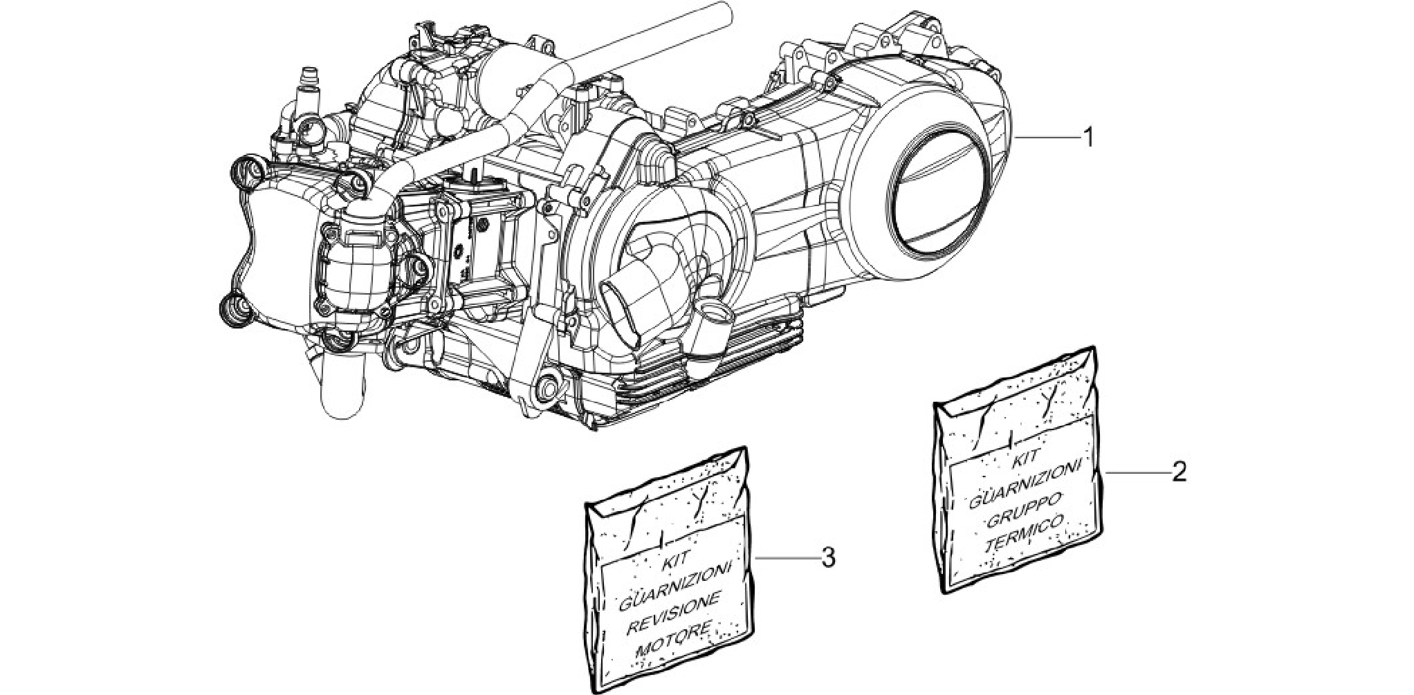 Engine, assembly