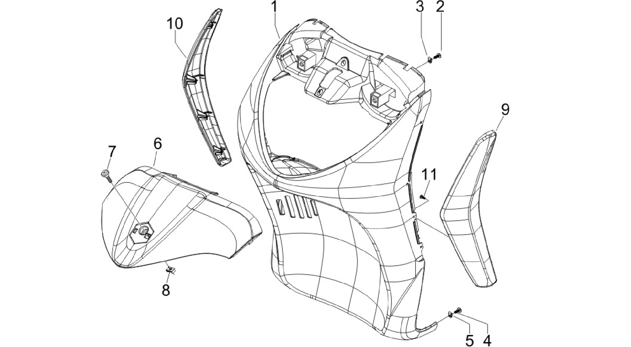Front shield