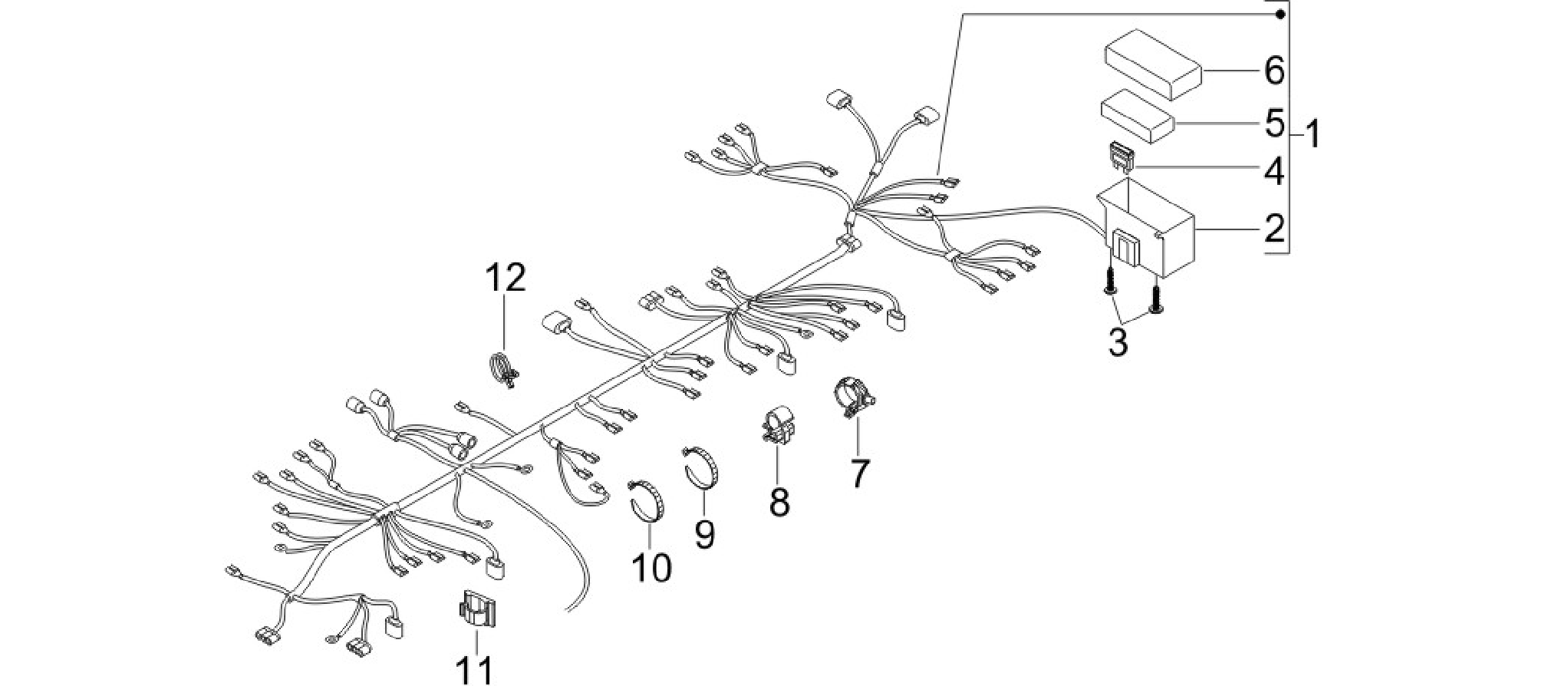 Main cable harness