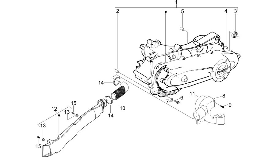 Crankcase cover - Crankcase cooling