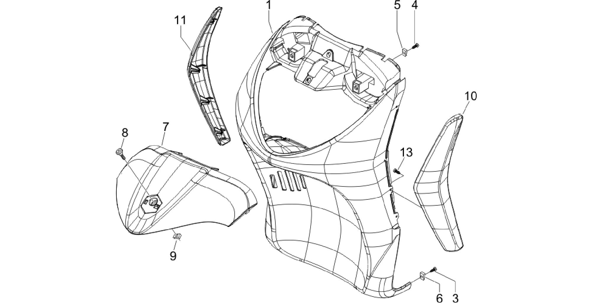 Front shield