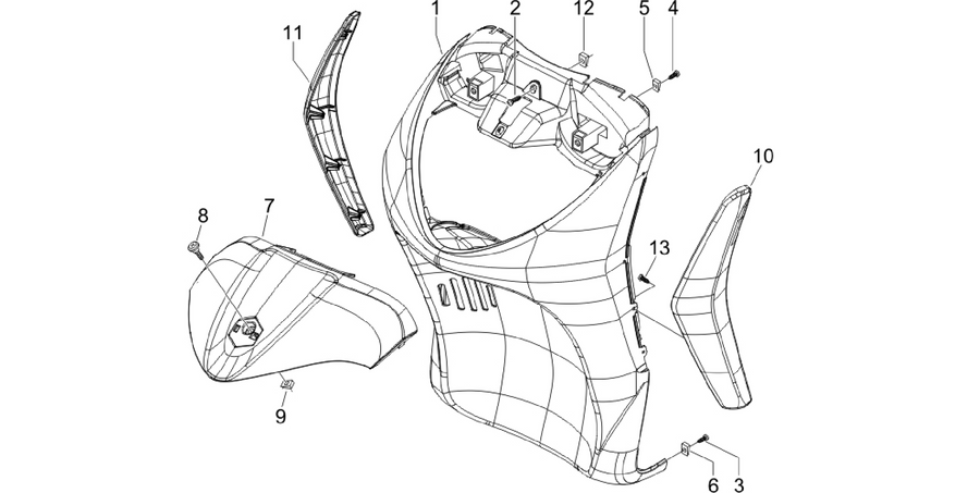 Front shield