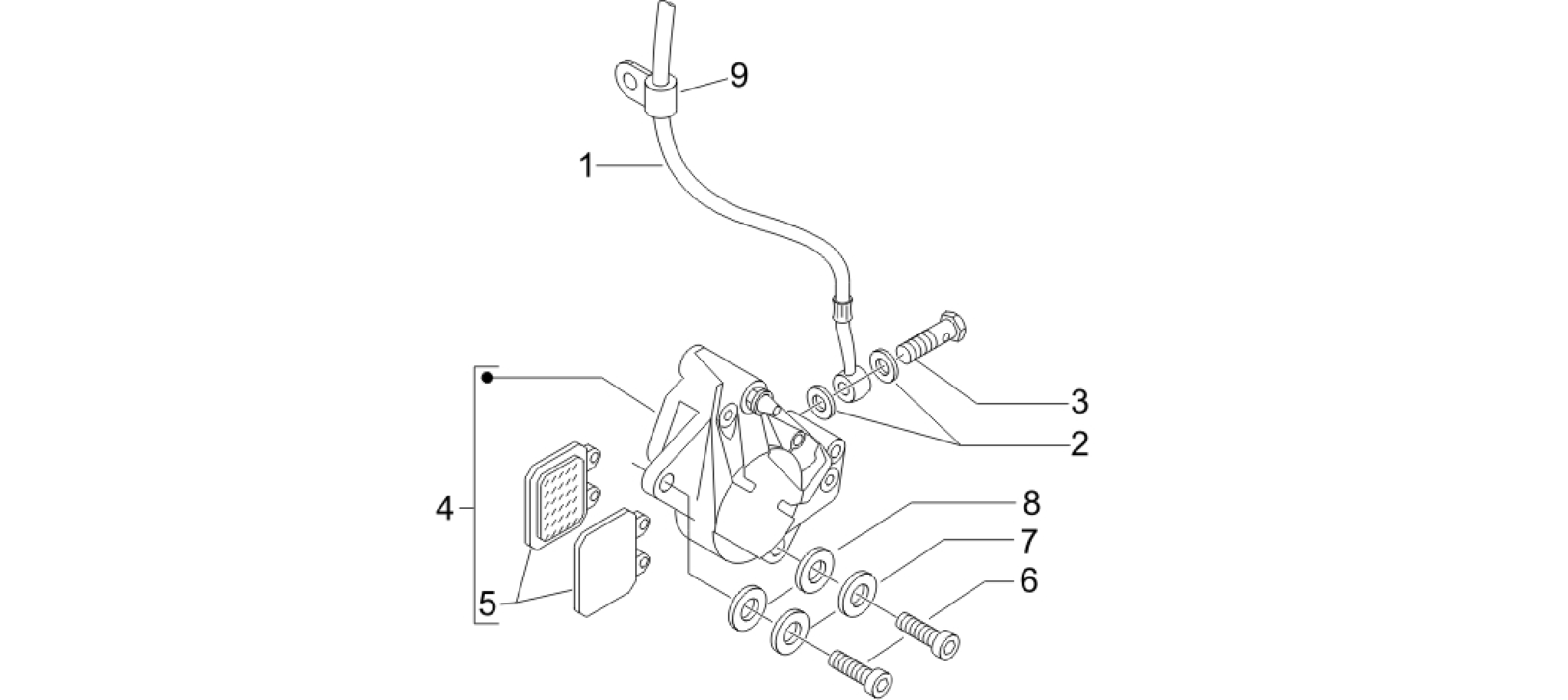 Brakes pipes - Calipers