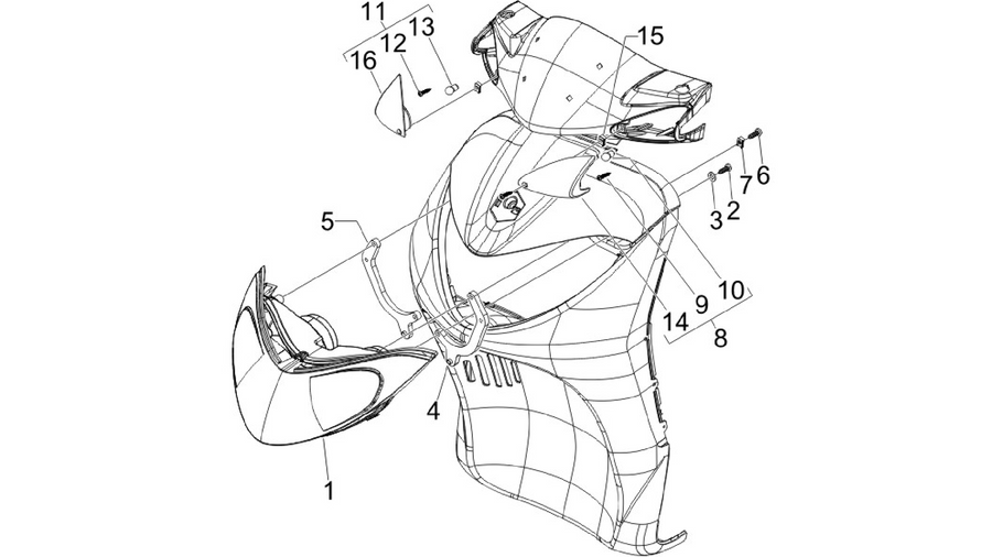Front headlamps - Turn signal lamps