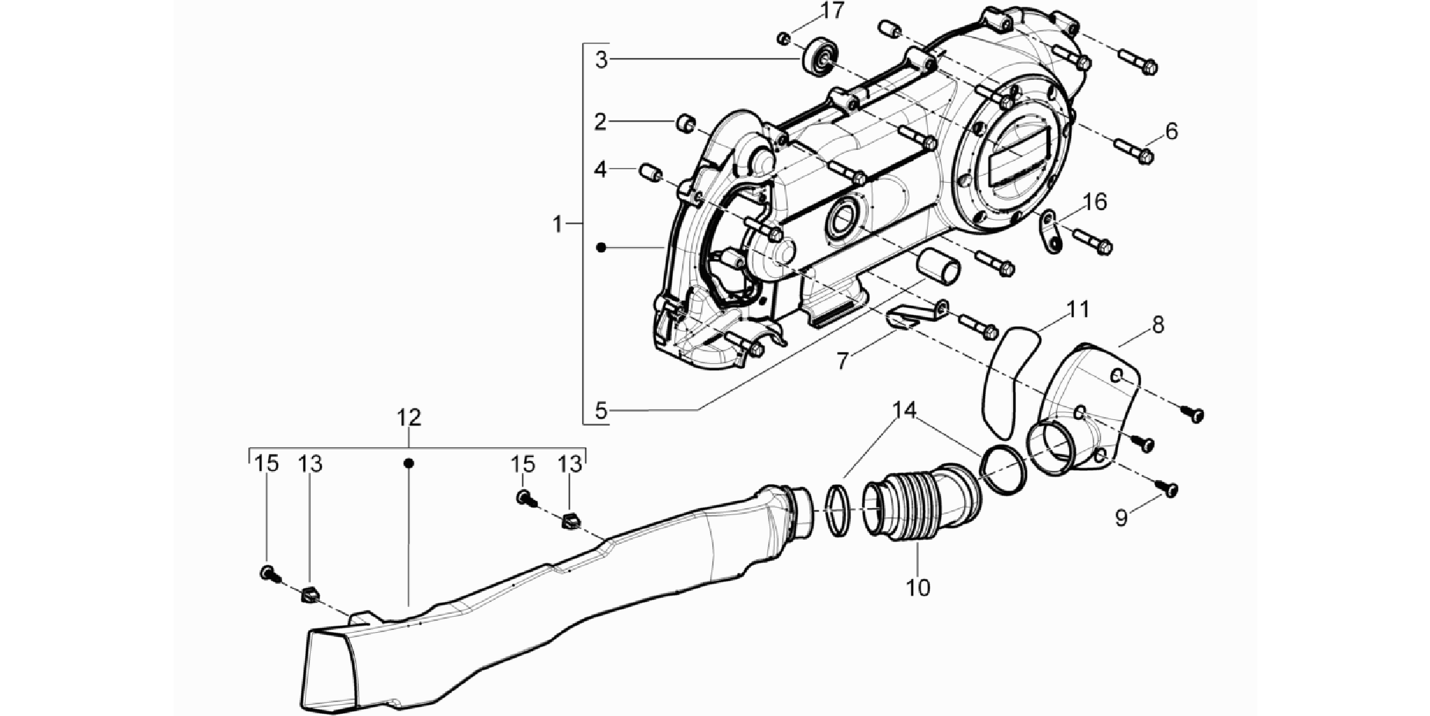 Crankcase cover - Crankcase cooling