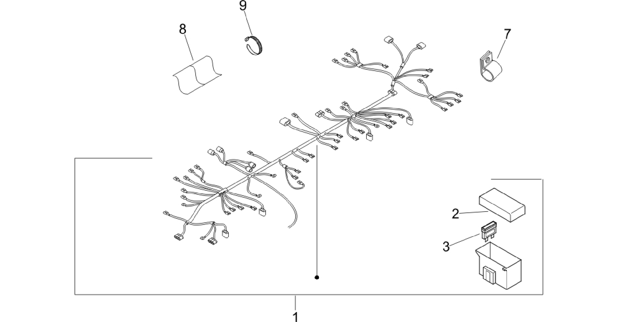 Main cable harness