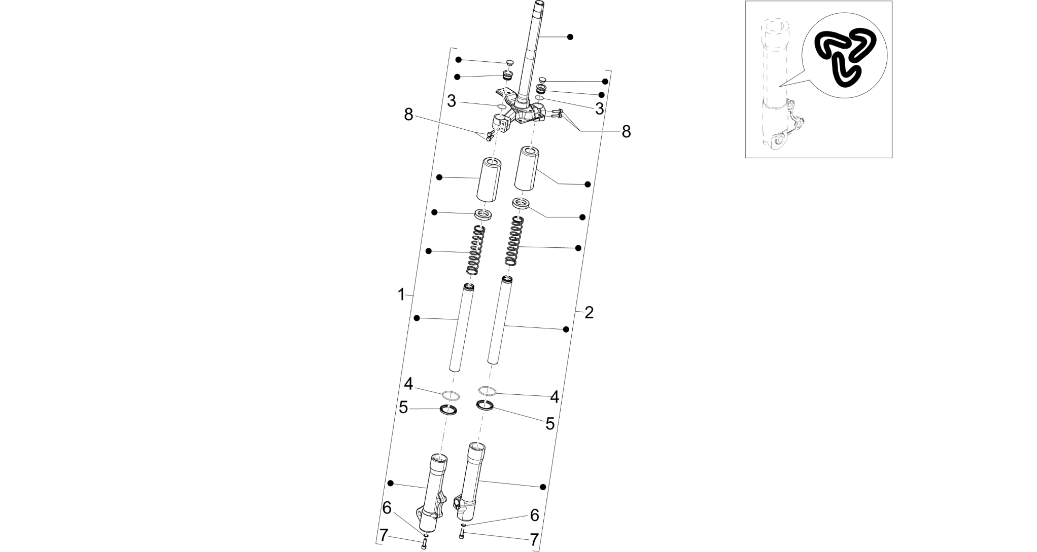 Fork's components (Wuxi Top)