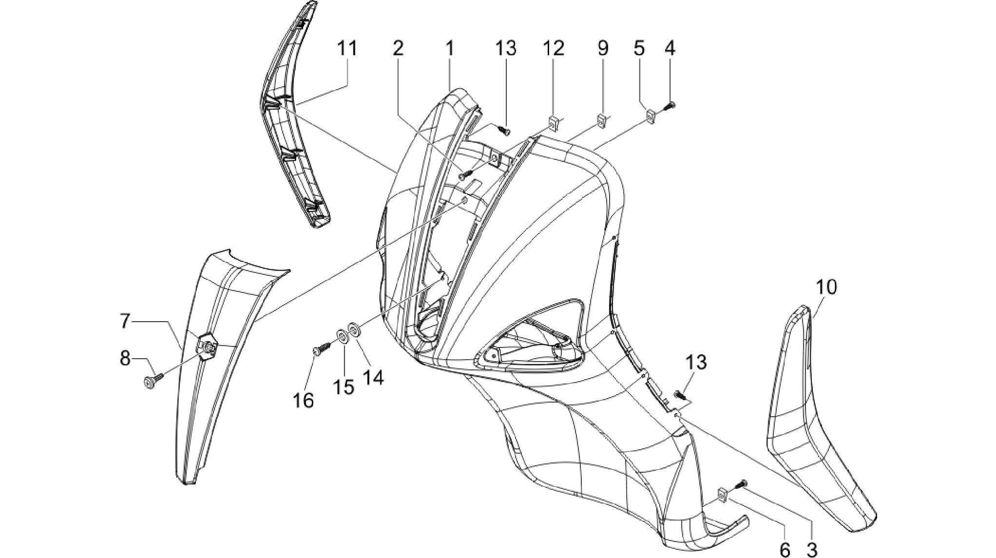 Front shield