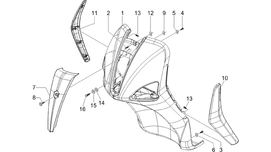 Front shield