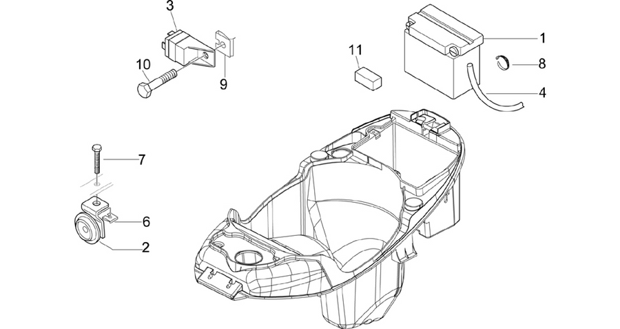 Remote control switches - Battery - Horn