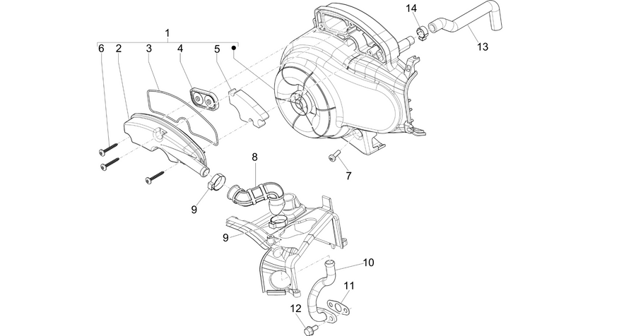Secondary air box