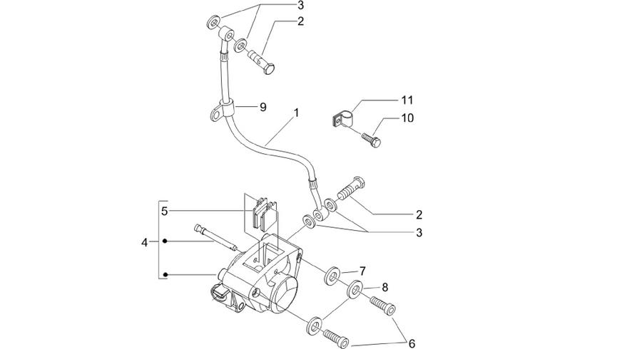 Brakes pipes - Calipers
