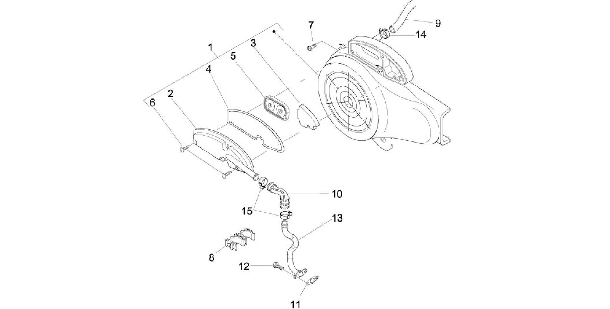 Secondary air box