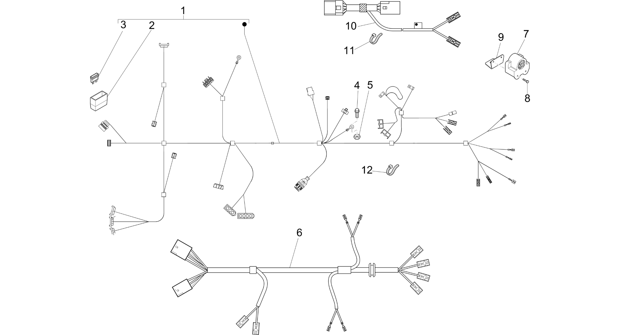 Main cable harness