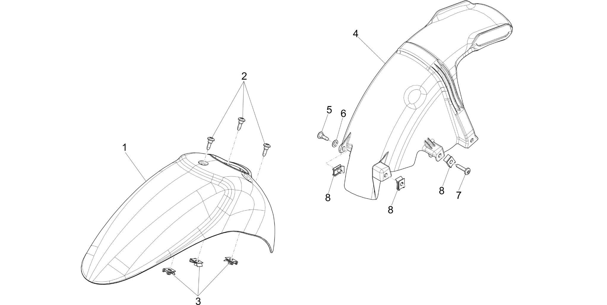 Wheel huosing - Mudguard