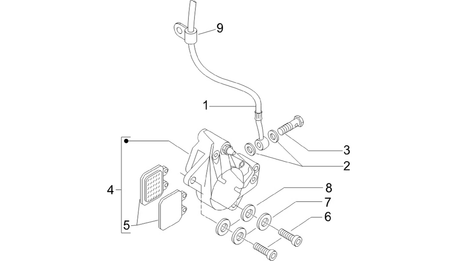 Brakes pipes - Calipers