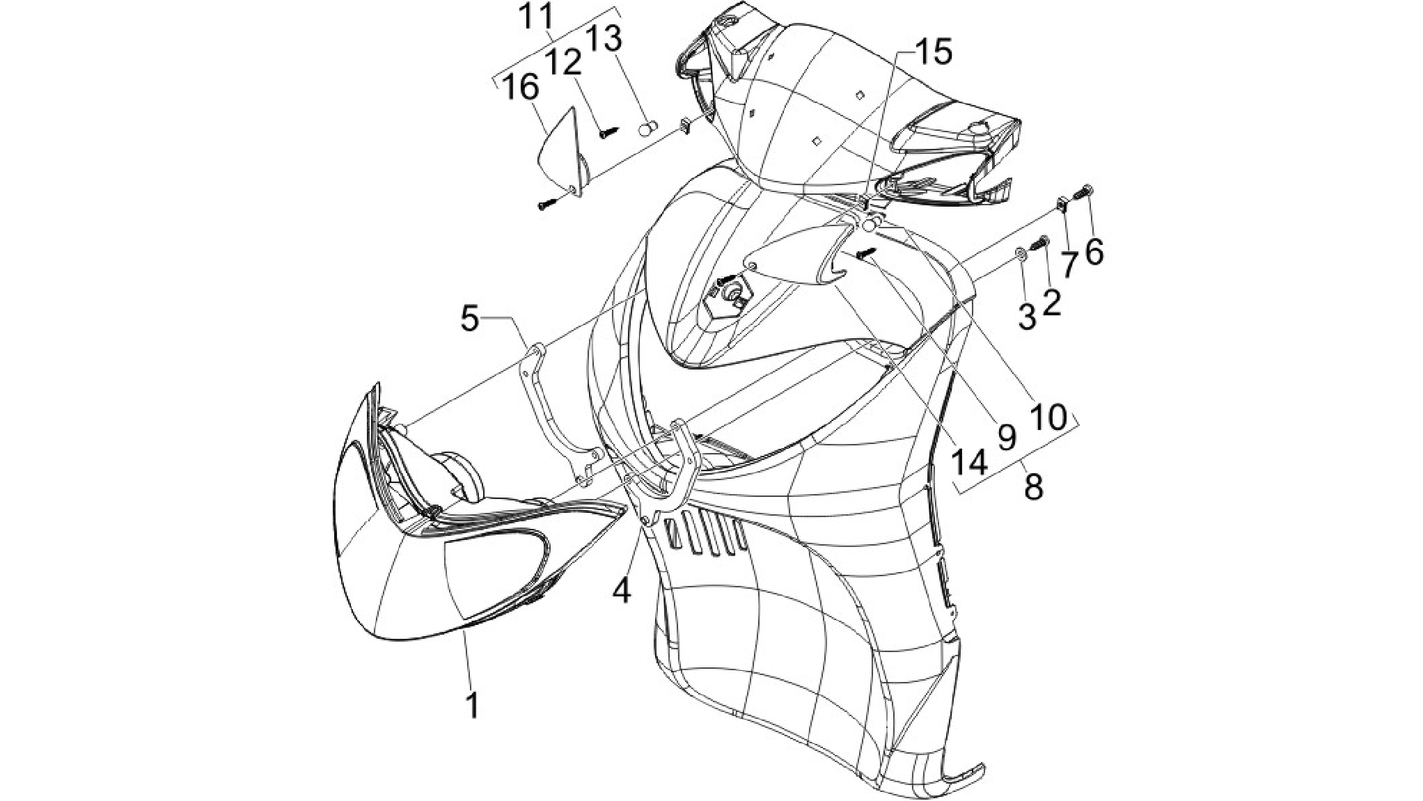 Front headlamps - Turn signal lamps