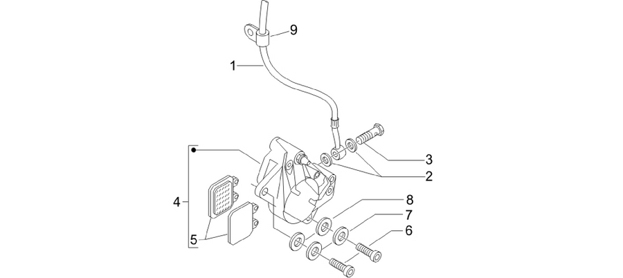 Brakes pipes - Calipers