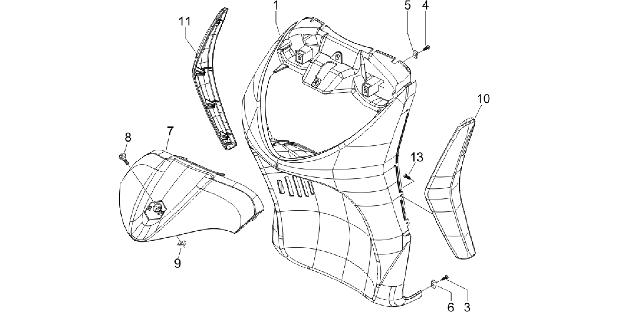 Front shield