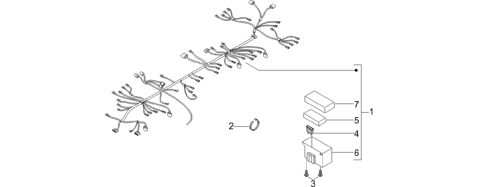 Main cable harness
