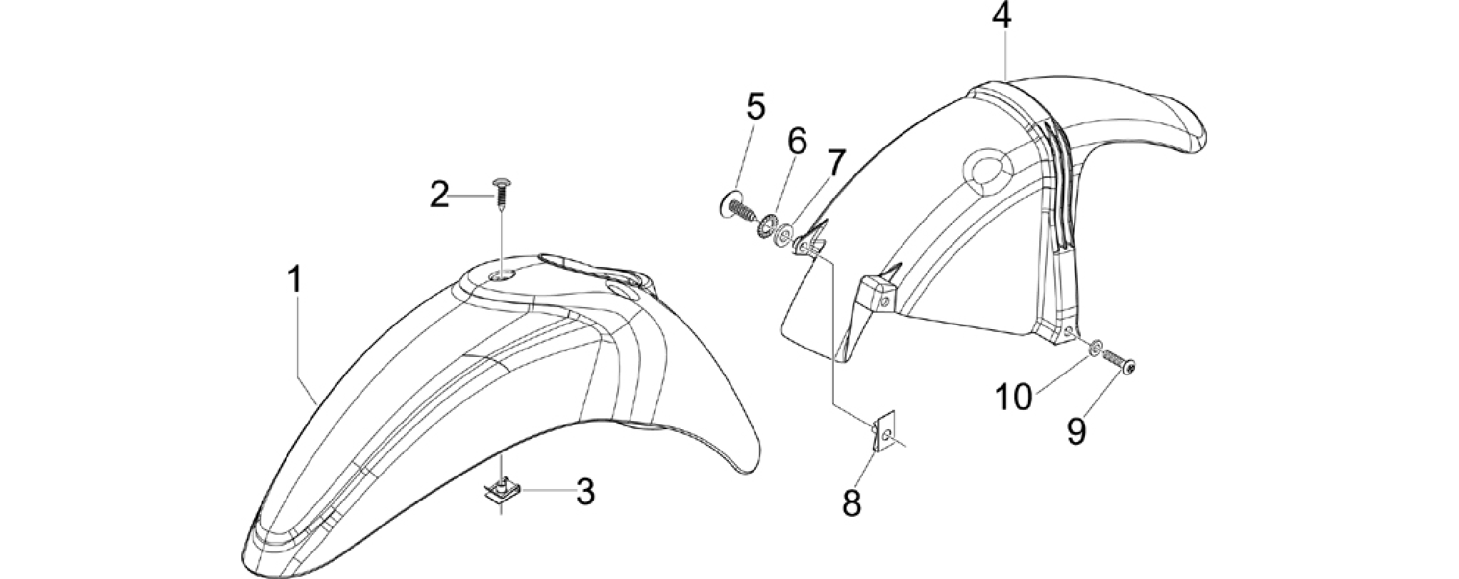 Wheel huosing - Mudguard