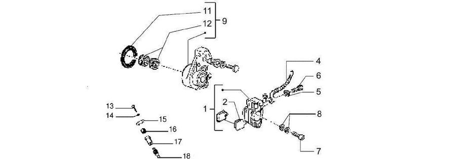 Brakes pipes - Calipers