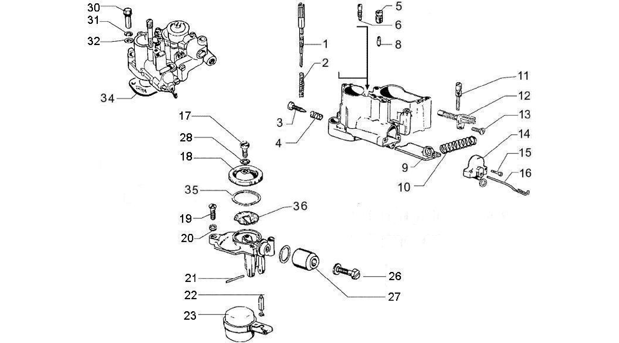 Carburetor's components