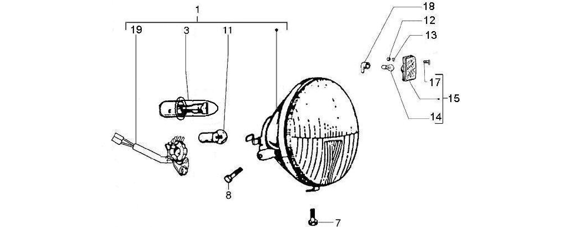 Front headlamps - Turn signal lamps