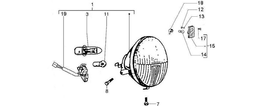 Front headlamps - Turn signal lamps
