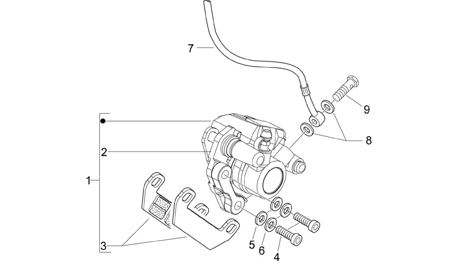 Brakes pipes - Calipers