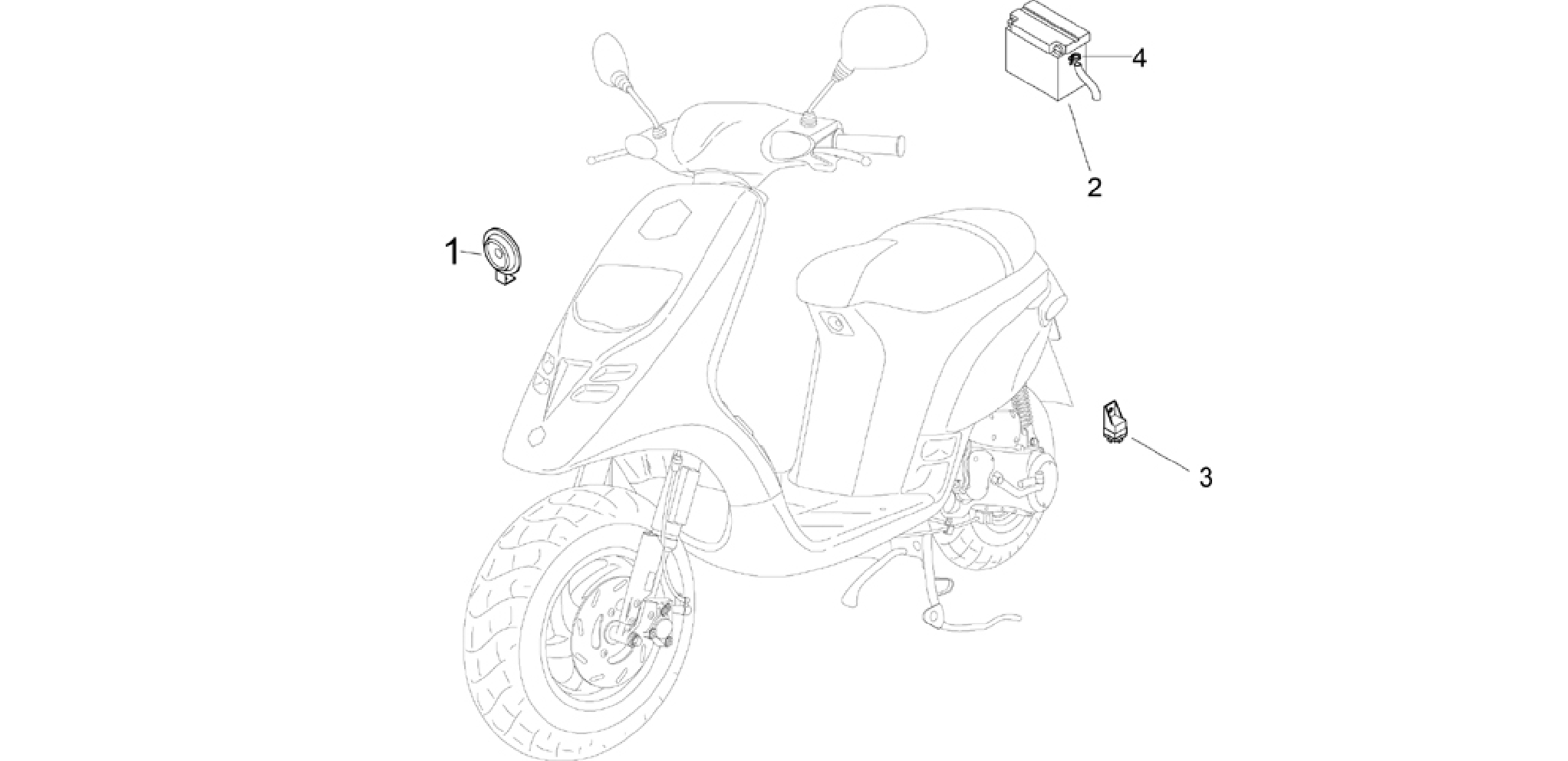 Remote control switches - Battery - Horn