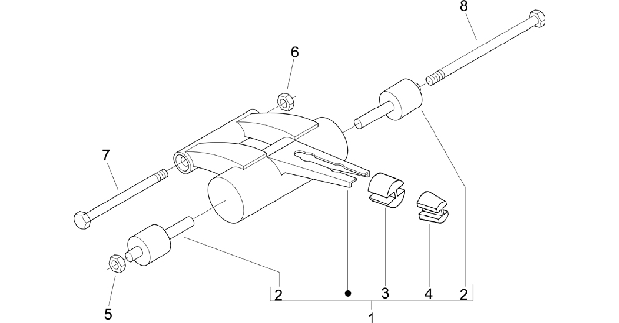 Swinging arm