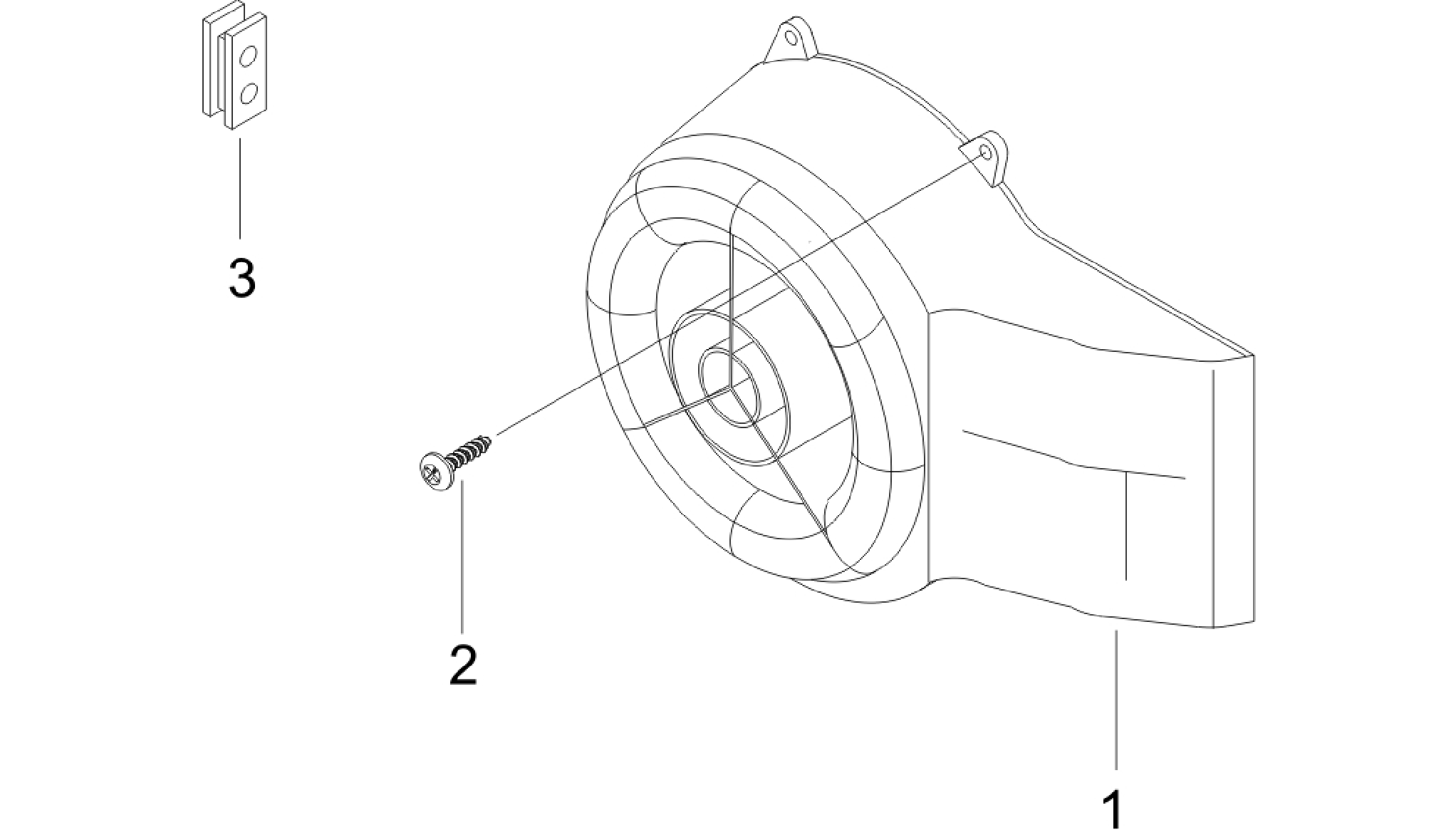 Flywheel magneto cover - Oil filter