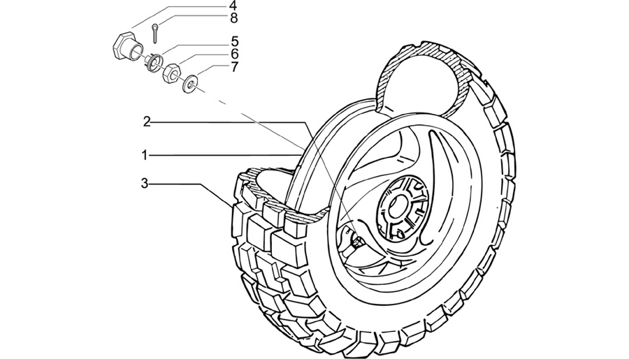 Rear wheel