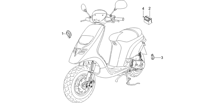 Remote control switches - Battery - Horn