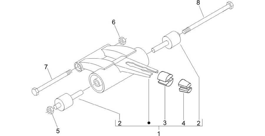 Swinging arm