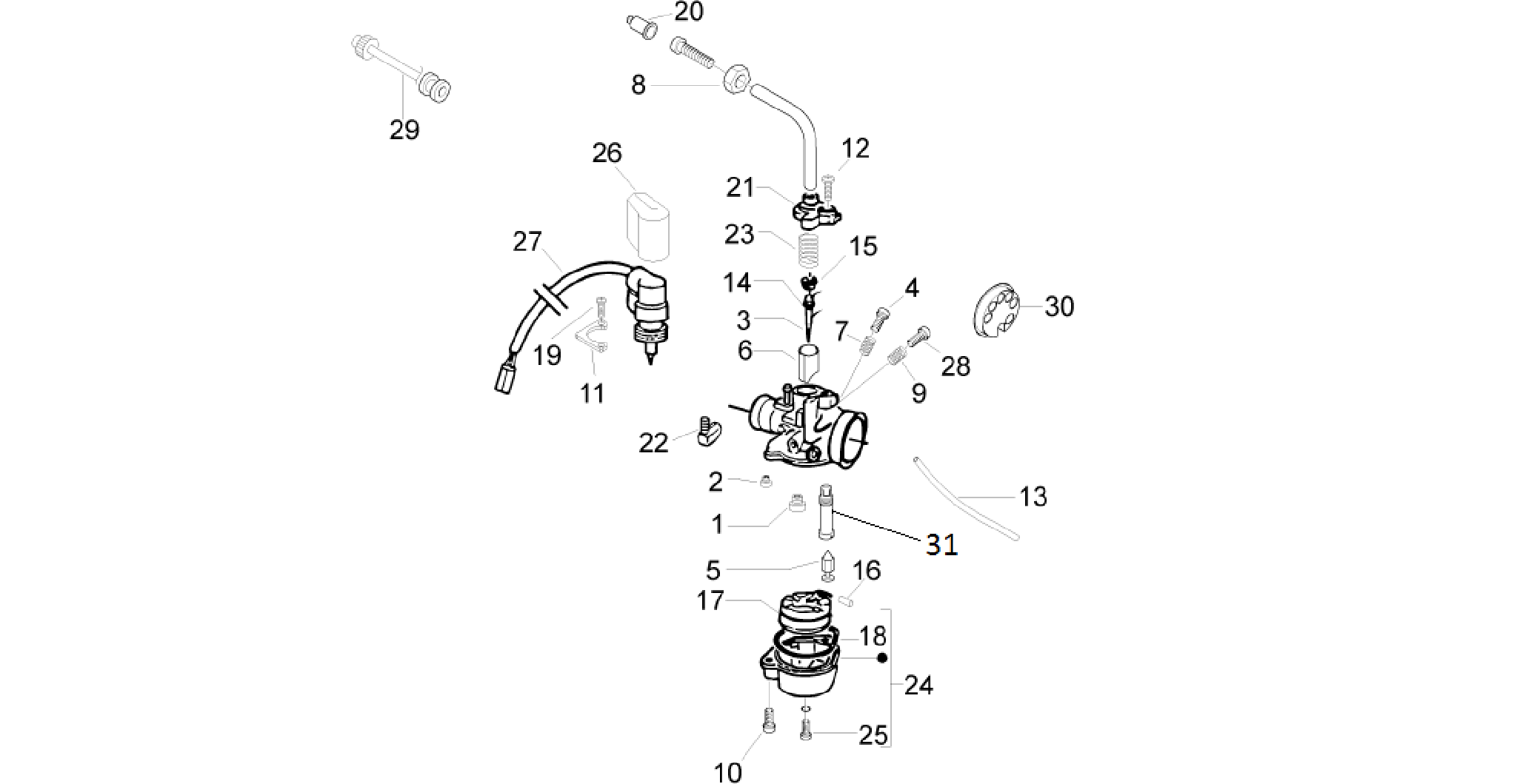 Carburetor's components