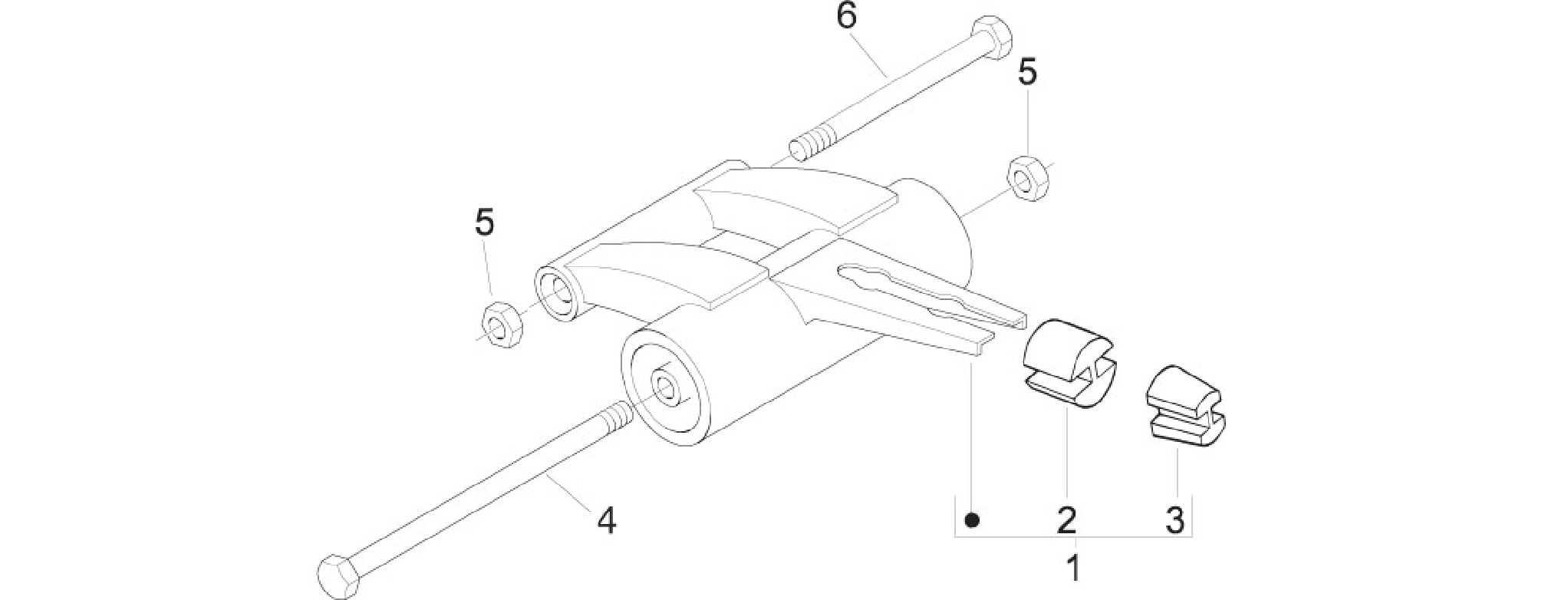 Swinging arm