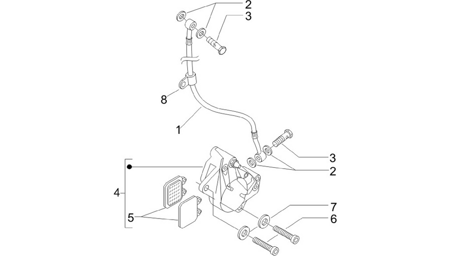 Brakes pipes - Calipers