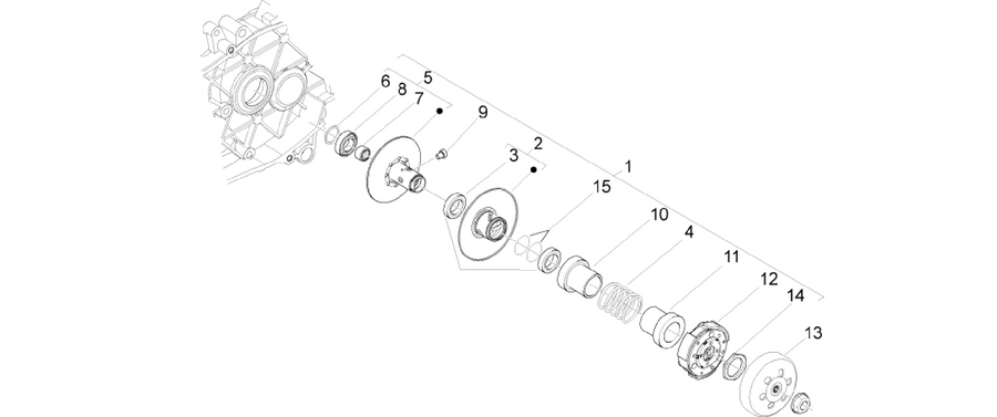 Driven pulley