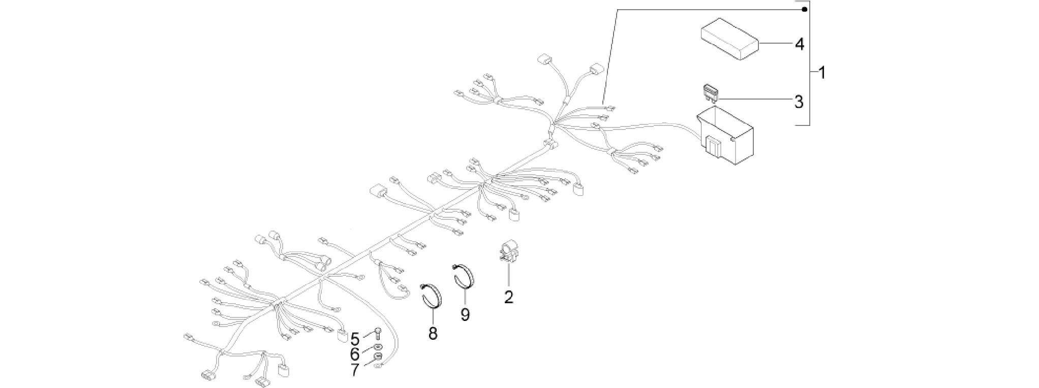 Main cable harness