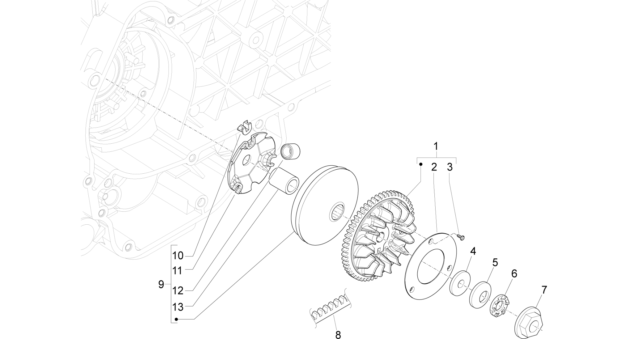 Driving pulley