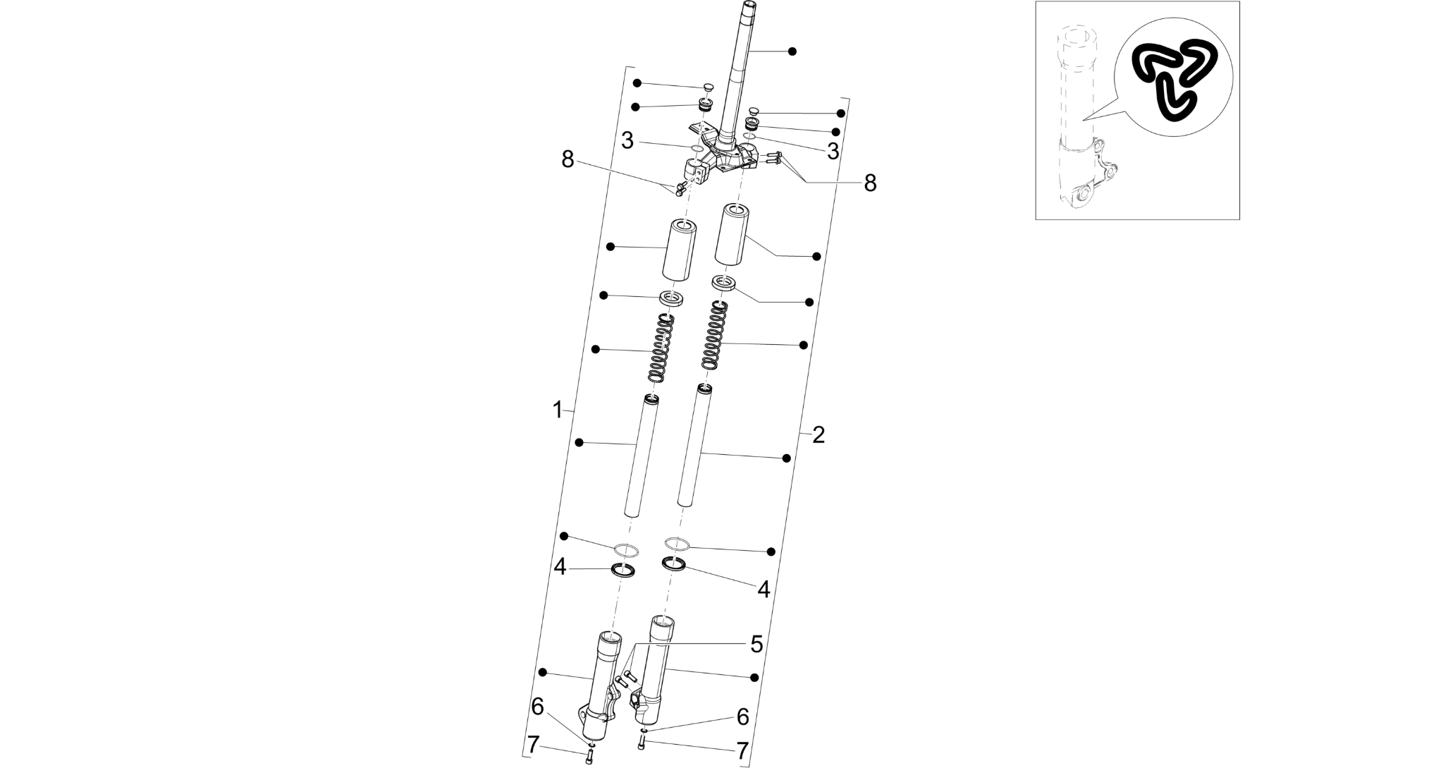 Fork's components (Wuxi Top)