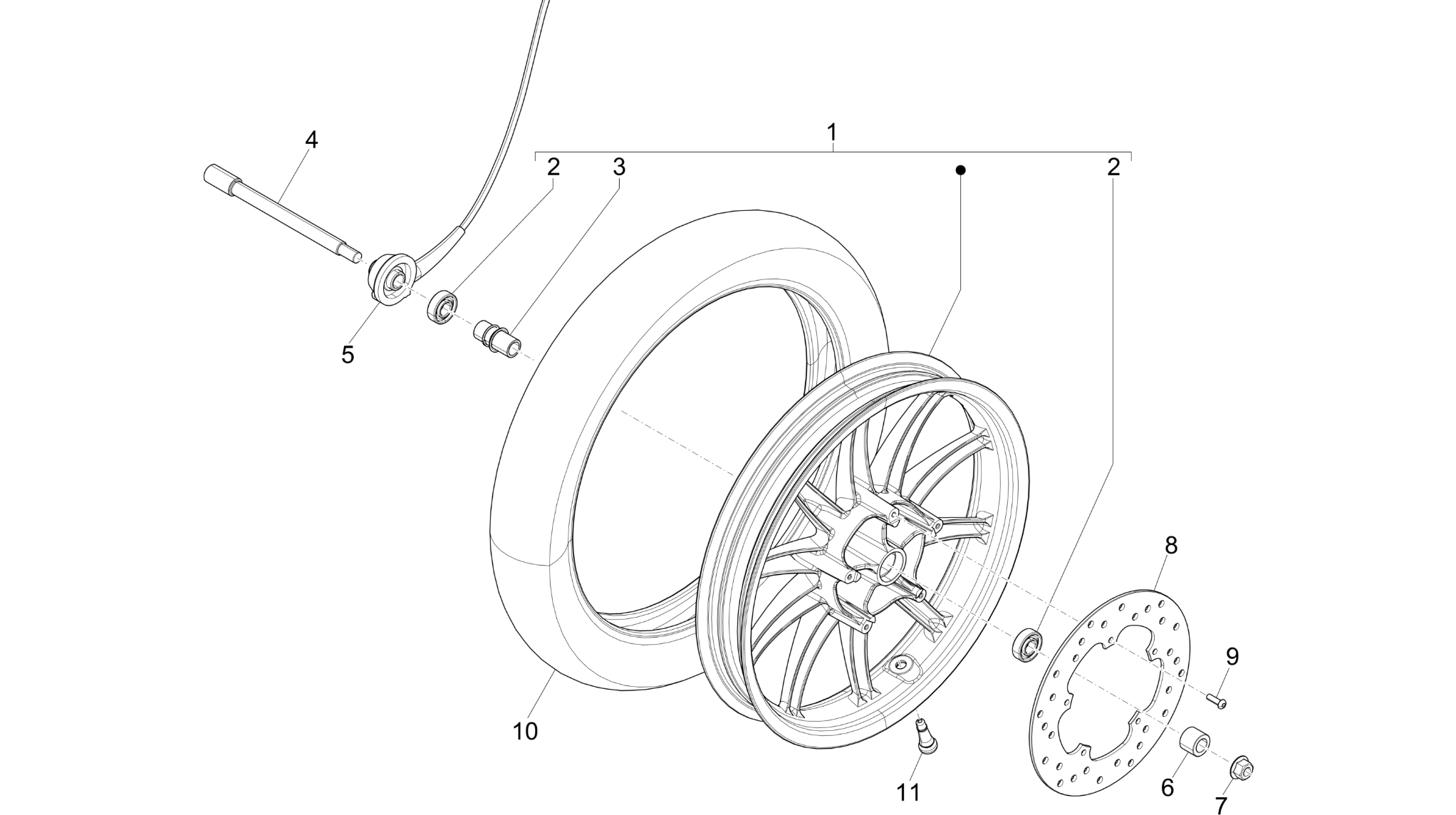Front wheel